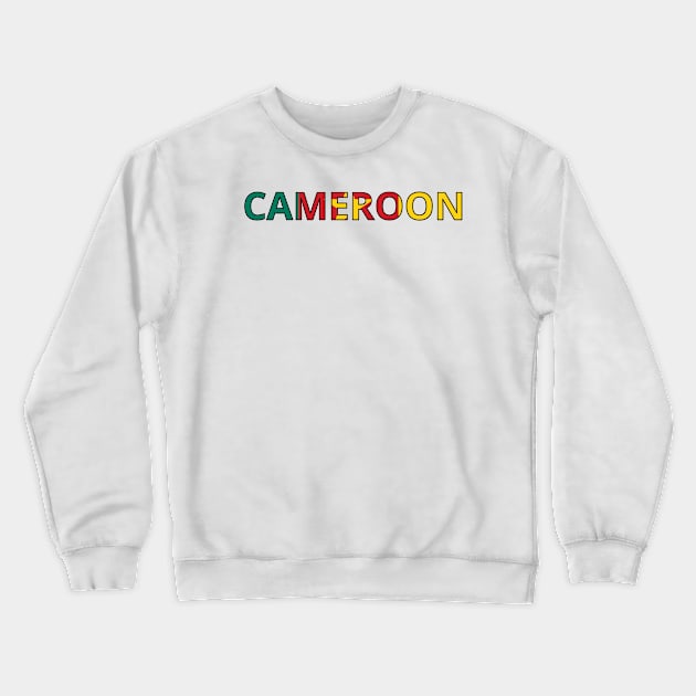 Drapeau  Cameroon Crewneck Sweatshirt by Pixelforma